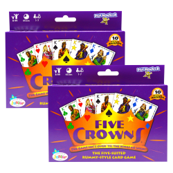 Playmonster Five Crowns Games, Grades 3 To 12, Pack Of 2 Games