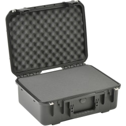 SKB iSeries Injection-Molded Mil-Standard Waterproof Case With Padded Dividers, 18-1/2"H x 13"W x 7"D, Black