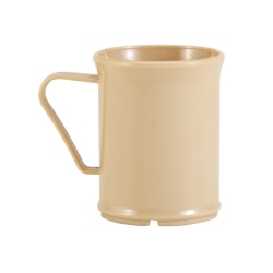Cambro Camwear Dinnerware Mugs, 9.6 Oz, Beige, Set Of 48 Mugs
