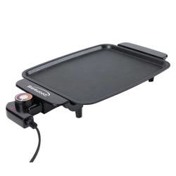 Brentwood® 1,200-Watt 12-In. x 10-In. Electric Griddle with Ceramic Nonstick Coating, Black, TS-810