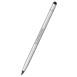Custom Axel Inkless Promotional Stylus Pen, Black/Silver