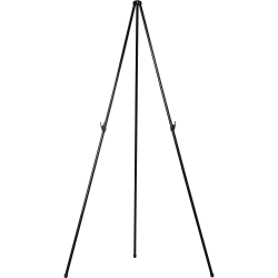 MasterVision® Instant Display Easel, Heavy Duty, 15" to 63" High, Steel, Black