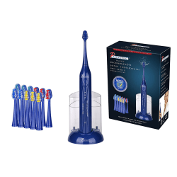 Pursonic 15-Piece Electric Sonic Toothbrush, Blue