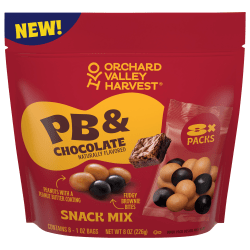 Orchard Valley Harvest PB & Chocolate Mix, 1 Oz, Total Qty 16