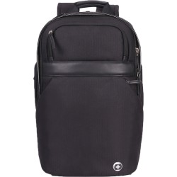 SwissDigital Pearl Massage Business Backpack With 16.1" Laptop Pocket, Black