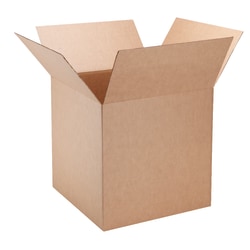 Office Depot Brand Corrugated Boxes, 20" x 20" x 20", Kraft, Pack Of 5