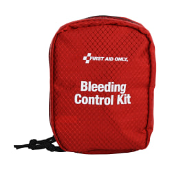 First Aid Only Bleed Control Basic Pro Kit, 9-5/8"H x 15"W x 5"D, White