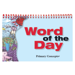 Primary Concepts Word Of The Day Flip Chart, Kindergarten To Grade 3