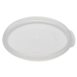Cambro Translucent Round Lids For 1-Qt Food Containers, Pack Of 12 Lids