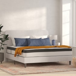 Flash Furniture Capri Mattress, King Size, 12"H x 75-1/2"W x 81"D, White