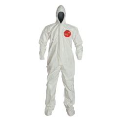 DuPont™ Tychem SL Coveralls With Hood, 3XL, White, Pack Of 12