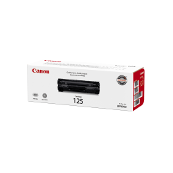 Canon® 125 Black Toner Cartridge, 3484B001
