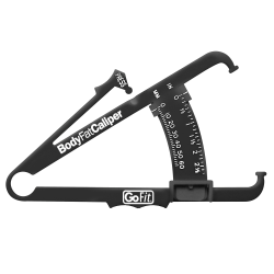 GoFit Body-Fat Caliper, 6-3/4" x 8-3/4", Black