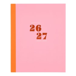 Organized by Happy Planner 12-Month Monthly/Weekly Classic Book Bound Soft Planner, 7-3/4" x 9-3/4", Color, July 2026 - June 2027, Total Qty 1