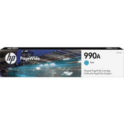 HP 990A PageWide Cyan Ink Cartridge, M0J73AN
