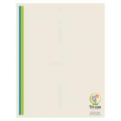 Custom Full-Color Raised Print Stationery Letterhead, 8-1/2" x 11", Off-White Linen, Box Of 250