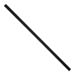 Hoffmaster Paper Straws, 7-3/4", Black, Pack Of 4,800 Straws
