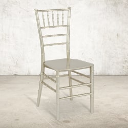 Flash Furniture HERCULES Series Resin Stackable Chiavari Chair, Gold