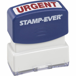Trodat Pre-inked URGENT Message Stamp - Message Stamp - URGENT - 0.56" Impression Width x 1.69" Impression Length - Red - 1 Each