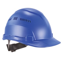 Ergodyne Skullerz 8966 Lightweight Cap-Style Vented Hard Hat, Blue