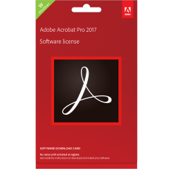 Adobe® Acrobat® Pro 2017, Product Key