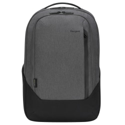 Targus® Cypress Hero EcoSmart® Backpack With 15.6" Laptop Pocket, Light Gray
