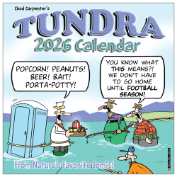 2026 Willow Creek Press Humor & Comics Monthly Wall Calendar, 12" x 12", Tundra, January To December, 53027