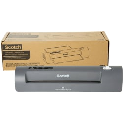 Scotch® Thermal Laminator With Thermal Pouches, TL901X