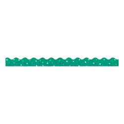 TREND Sparkle Terrific Trimmers, 2 1/4" x 39", Teal, Pack Of 10
