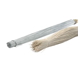 B O X Packaging String Ties For Shipping, Inventory Or Inspection Tags, 12", White, Box Of 1,000