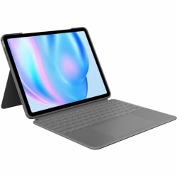 Logitech Combo Touch iPad Air 13-inch (M2 & M3)(2024 & 2025) Keyboard Case, Detachable Backlit Keyboard, Oxford Grey