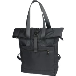 TJ Riley Convertible Tote Backpack, Black
