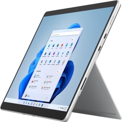 Microsoft Surface Pro 8 Tablet - 13" - 8 GB - 256 GB SSD - Windows 11 - Platinum - Core i5 - 2880 x 1920 - PixelSense Display - 5 Megapixel Front Camera - 16 Hours Maximum Battery Run Time