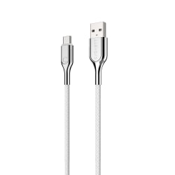 Cygnett Armored 2.0 USB-C To USB-A Charge & Sync Cable, White, CY2698PCUSA