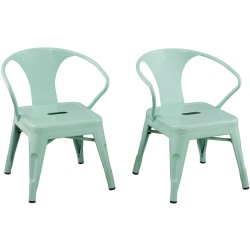 Ace Industrial Kid's Activity Chairs, Mint, Set Of 2 Chairs