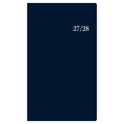 2027 Passages Solid Navy Monthly Planner (24-Month) 3.625x6.125
