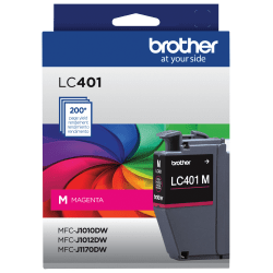 Brother® LC401 Magenta Ink Cartridge, LC401M