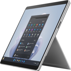 Microsoft Surface Pro 9 - Tablet - Intel Core i5 - 1235U / up to 4.4 GHz - Evo - Win 11 Home - Intel Iris Xe Graphics - 8 GB RAM - 256 GB SSD - 13" touchscreen 2880 x 1920 @ 120 Hz - Wi-Fi 6 - platinum