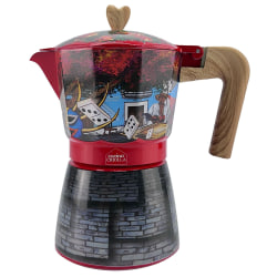Cocina Criolla Greca 6-Cup Burbu Primula Classic Stovetop Espresso And Coffee Maker, Multicolor, Total Qty 1
