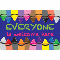 Ashley Smart Poly Original Fun Welcome Mat, 91502