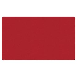 Ghent Fabric Bulletin Board With Wrapped Edges, 11-7/8" x 47-7/8", Red