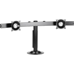 Chief Widescreen Horizontal Dual Monitor Mount - For Displays 10-30" - Black - Up to 70lb - Up to 30" Monitor - Black