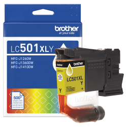 Brother LC501XLY Yellow High Yield Ink Cartridge