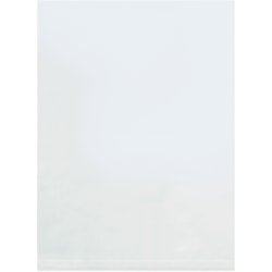 Partners Brand 3 Mil Flat Poly Bags, 12" x 15", Clear, Case Of 1000