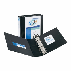 Avery® Durable View 3-Ring Binder, 3" D Rings, Black