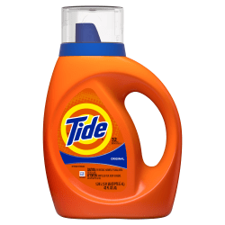 Tide Liquid Laundry Detergent, Original Scent, 42 Oz