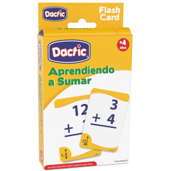 Dactic Adding Flashcards, 5" x 13/16", All Ages, Set Of 56 Flashcards