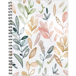 Willow Creek Press Weekly/Monthly Softcover Planner, 8-1/2" x 11", Soft And Sweet, January To December, 47392