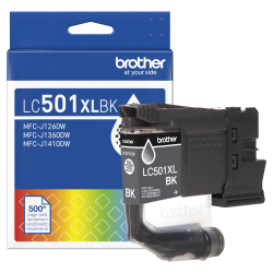 Brother LC501XLBK Black High Yield Ink Cartridge