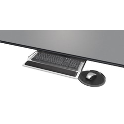 KellyREST™ Underdesk Keyboard/Mouse Platform, Gray/Black